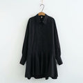 Long-sleeved fishtail dress