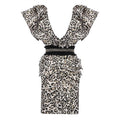 Fashionable leopard print sexy dress