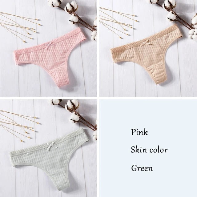3 Pcs Set G-String Thong Panties