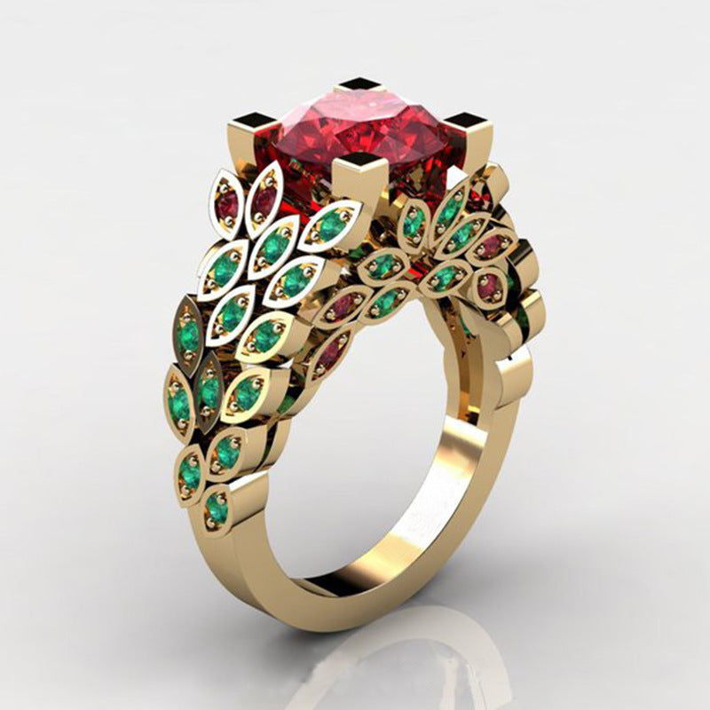 Floral Fancy Diamond Ring