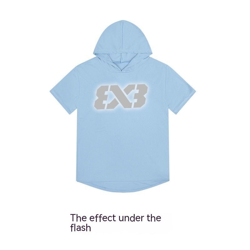 Basketball Sport Short Sleeve T-shirt Warm-up