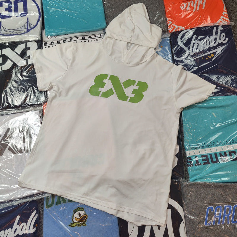Basketball Sport Short Sleeve T-shirt Warm-up
