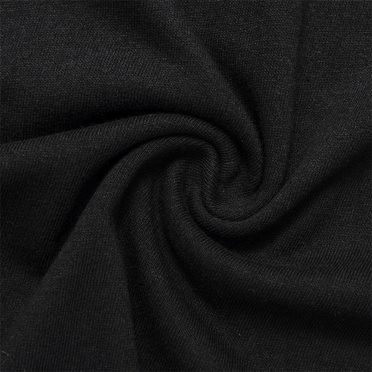 Fashion Personality Black Loose Top