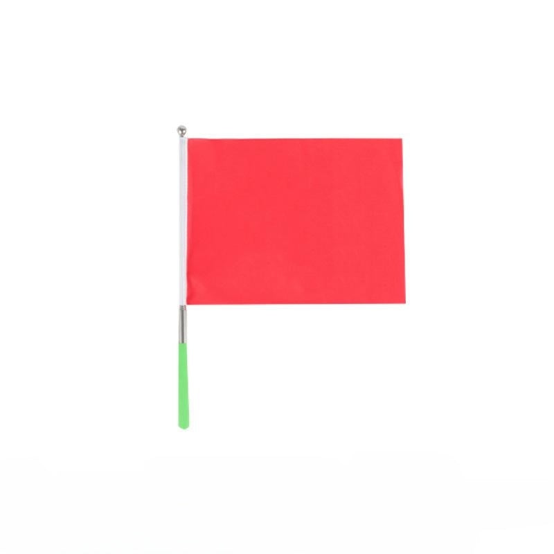 Outdoor Activities With Telescopic Hand Waving Flags