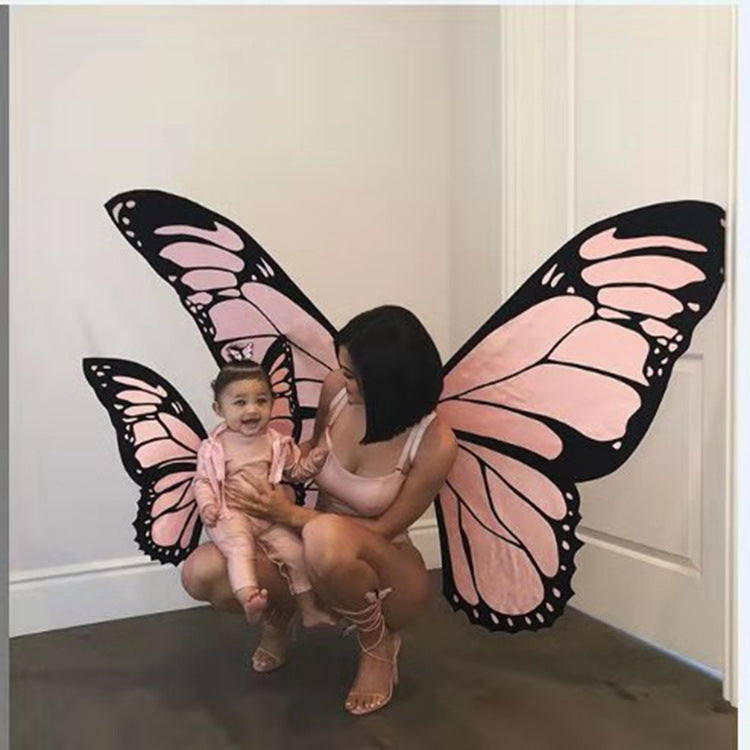 Children's Adult Stage Butterfly Wings Fairy Dress
